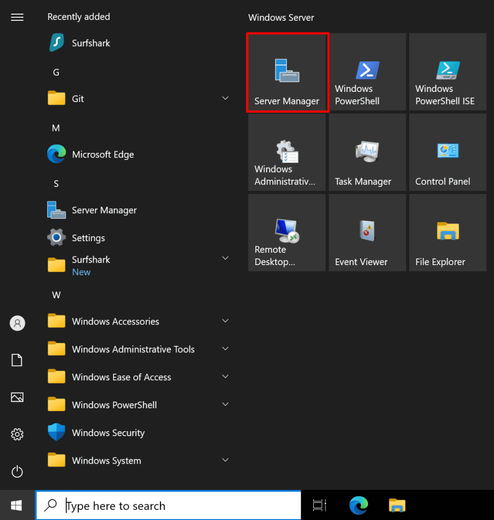 Open Server Manager 973x1024 1 نحوه حذف نقش‌ها و ویژگی‌ها در Windows Server 2022 فروردین 1405 3